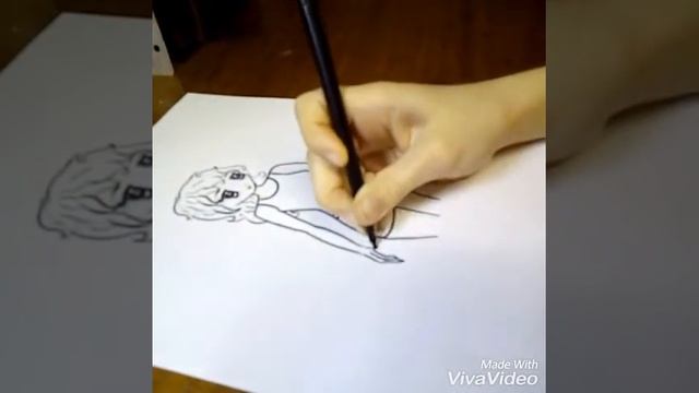 Как нарисовать певицу Максим в виде аниме для канала Ustina Life? смотреть онлайн