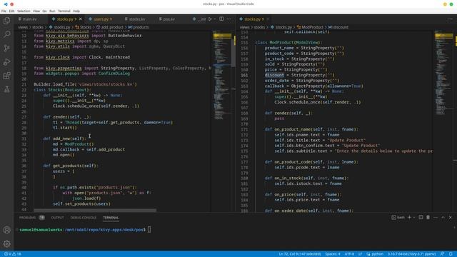Python/Kivy POS System v2: 30 - Manage Products Screen 01 смотреть онлайн