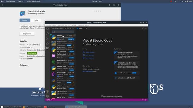 Instalar Visual Studio Code EducaAndOS para Python смотреть онлайн