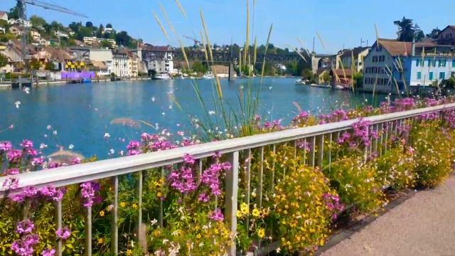 Впечатляющий РЕЙНСКИЙ ВОДОПАД и прекрасный город ШАФФХАУЗЕН / Путешествие по Швейцарии смотреть онлайн