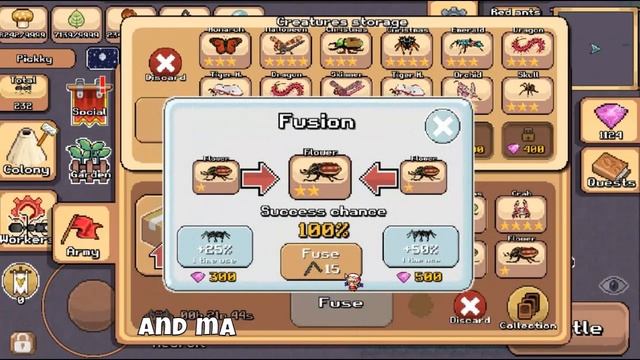 Pocket Ants: Making 4* beetle in a day?! смотреть онлайн