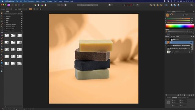 Using the Shadow Overlays pack in Affinity Photo смотреть онлайн