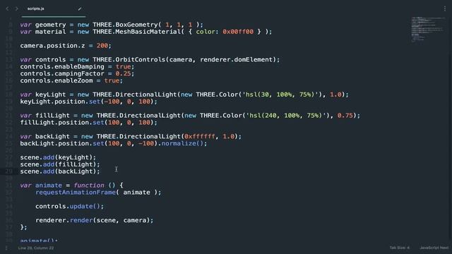 Load a 3D Model Using the Three.js OBJ Loader смотреть онлайн