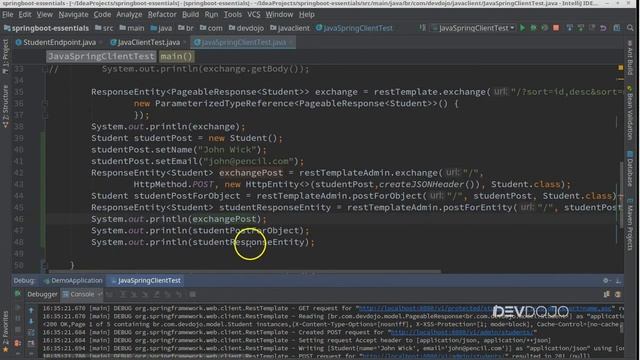 Spring Boot Essentials 23 - Cliente Spring com RestTemplate pt 03 POST смотреть онлайн