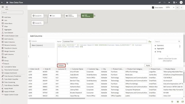 Create Data Flows in Oracle Analytics смотреть онлайн