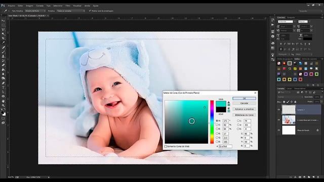 Criar moldura em fotos 10 x 15 Photoshop Tutorial смотреть онлайн
