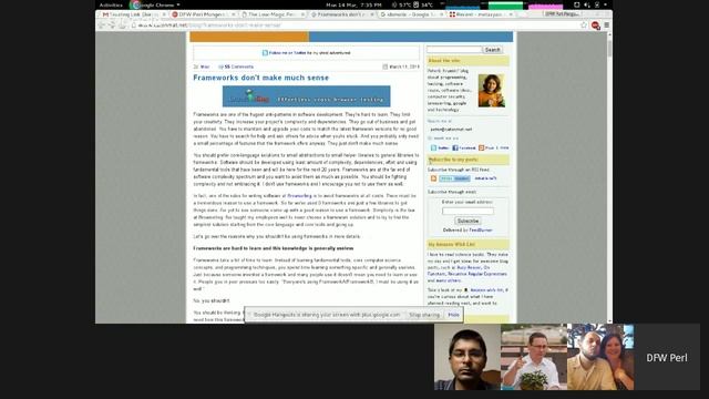 DFW Perl Mongers Meeting - March 2016 смотреть онлайн