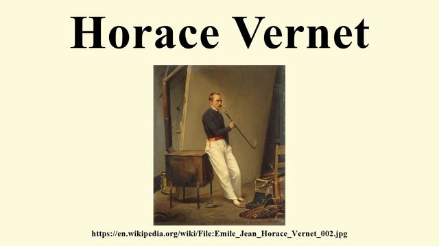 Horace Vernet смотреть онлайн