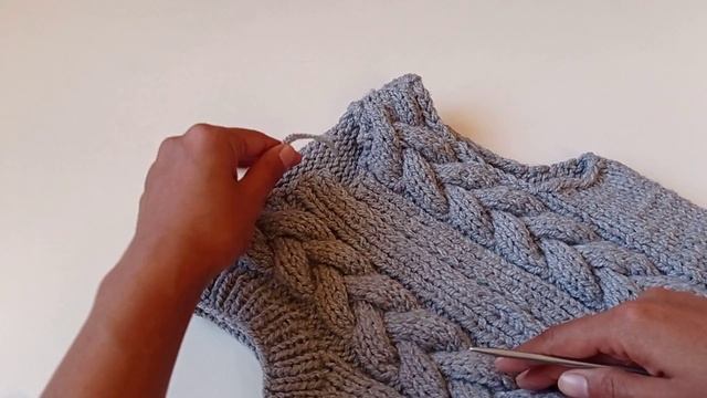 жилетка безрукавка спицами ШОКОЛАД для мальчика. часть3 завершение. смотреть онлайн