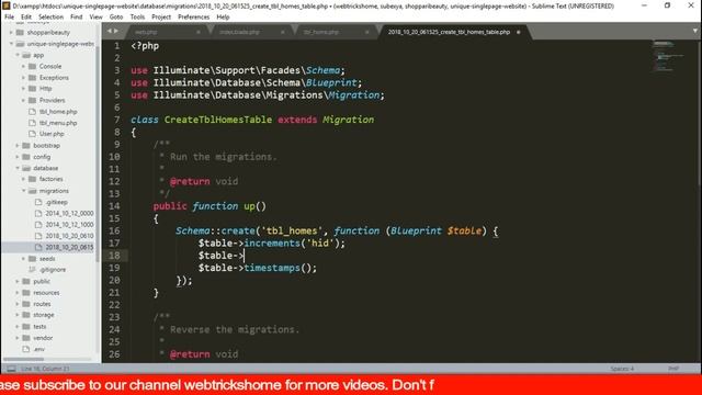Laravel Tutorial Single page Website Development | Part 1 смотреть онлайн