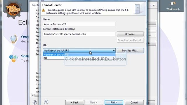 Part 2: How to configure Tomcat in Eclipse смотреть онлайн