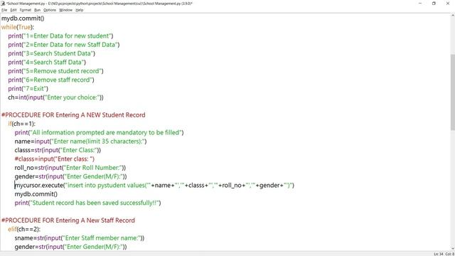 Project in python | School Management System | Class 12 Computer Science Project смотреть онлайн