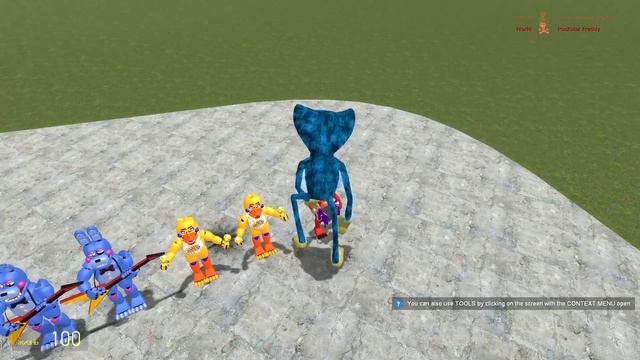 NEW Freddy Fazbear's Pizzeria VS Huggy Wuggy Team in Garry's mod! смотреть онлайн