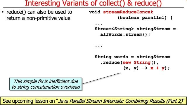 The Java Streams reduce() Terminal Operation (Part 2) смотреть онлайн