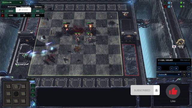 JUGANDO STAR CHESS !! STARCRAFT 2 смотреть онлайн