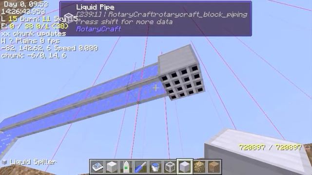 RFO dev steam: Testing with RotaryCraft: Liquid spiller and hydros, #1 смотреть онлайн