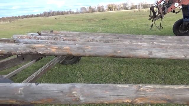 Возим сено по новому. 2 часть. Обзор колёсной волокуши. смотреть онлайн
