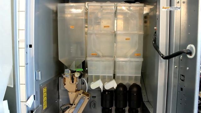 Видеоинструкция к Necta Kikko Max. Бункеры для сыпучих ингредиентов и сахара: снятие/установка смотреть онлайн