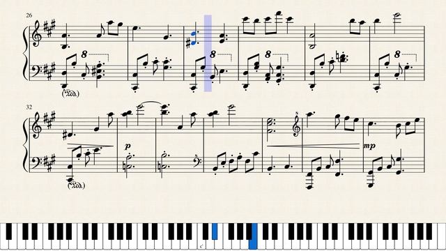 A Song Melting in the Moonlit Night - The Liar Princess and the Blind Prince [Piano Transcription] смотреть онлайн