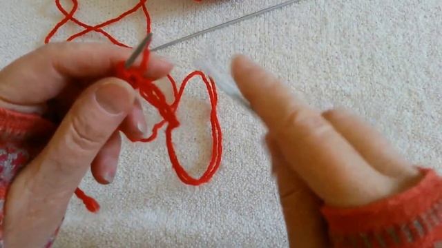 Вязание спицами. Набор с утолщенным краем или Болгарский зачин смотреть онлайн