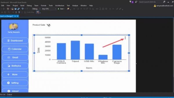 C# -  Modern Flat UI Dashboard Windows Form Visual Studio (Guna framework)