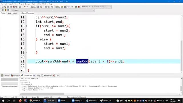 C. Sum Of Range смотреть онлайн