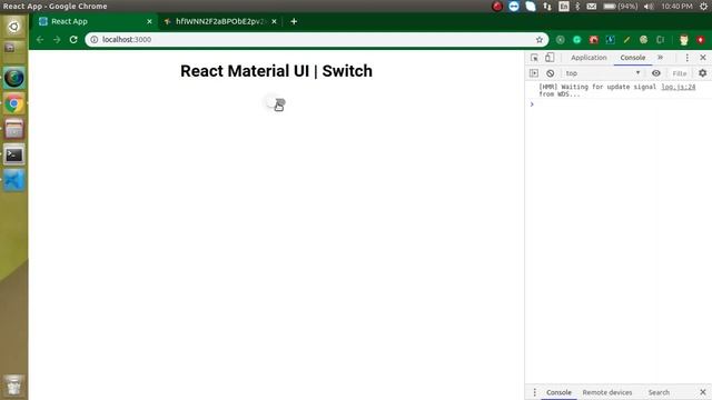 Reactjs material ui tutorial #11 Switch смотреть онлайн