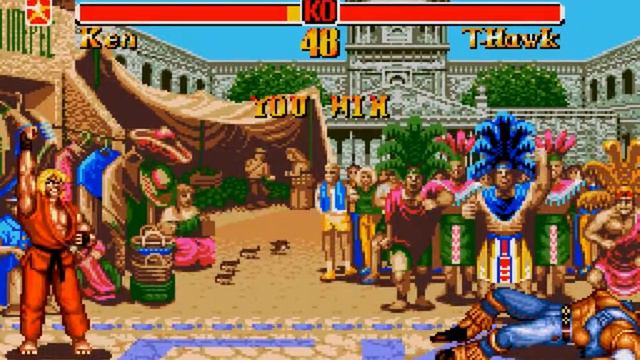 Super Street Fighter II: The New Challengers (Sega Genesis) смотреть онлайн