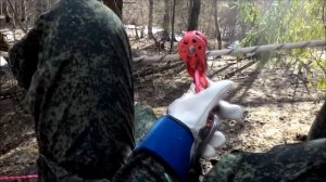 Навесная переправа или тянем ПОЛИСПАСТ.