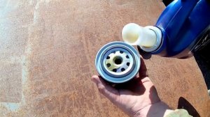 ГРАНТА  замена масла в двигателе с промывкой