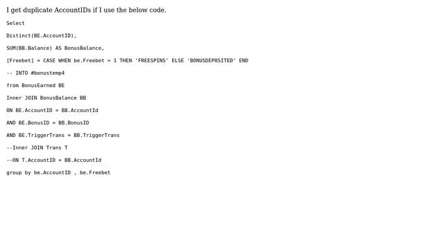 How can i remove the duplicate values while using inner join? смотреть онлайн