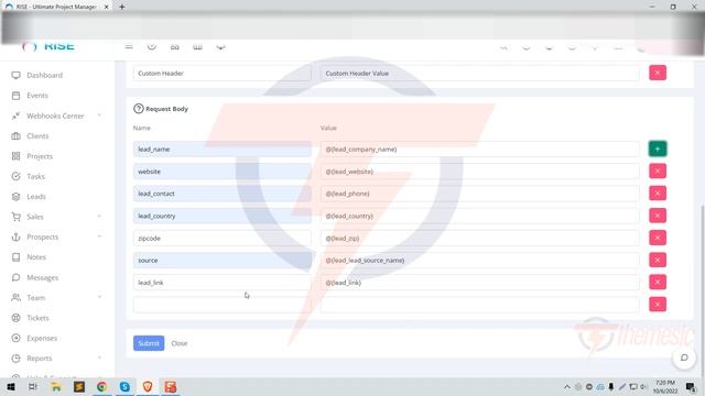 Synchronize RISE CRM with Zapier, through Webhooks plugin for RISE смотреть онлайн