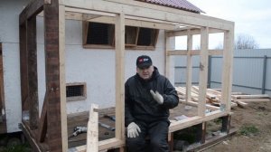 Строю вольер для голубей.Building an aviary for pigeons