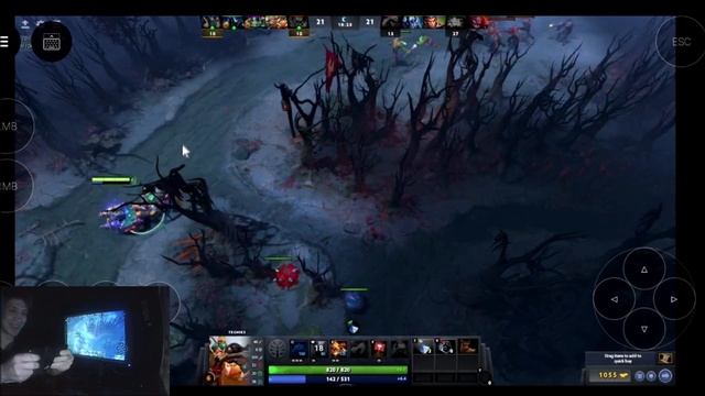 Настоящая Dota 2 на телефоне через Vortex (Android Ios) смотреть онлайн