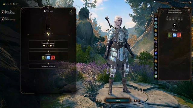 ❄️Baldurs Gate 3❄️Frost Death Knight Build Winter Special Character! #baldursgate3 #baldursgate3mod