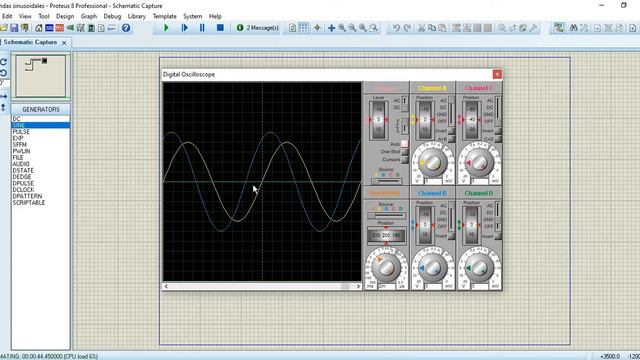 Ondas sinusoidales con PROTEUS 2 смотреть онлайн