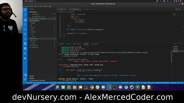 AM Coder - 100 Days of Rust and Go - #15 - Encoding/Decoding JSON in Go and Rust смотреть онлайн