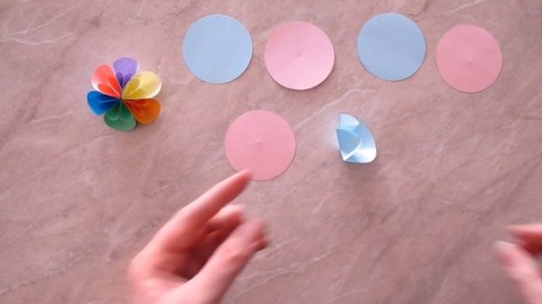 DIY Paper 3D Spring Flowers - Making Paper Flowers  - Creative diy projects