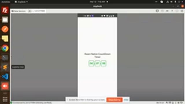 React Native CountDown Timer смотреть онлайн