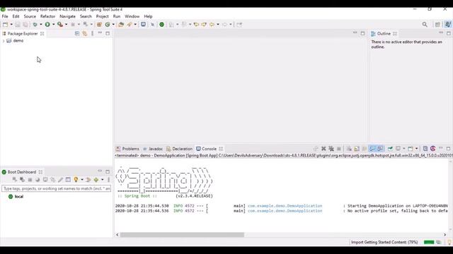Tutorial III How to setup a workspace for Spring boot Application смотреть онлайн