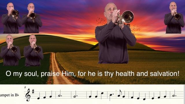 Praise to The Lord, the Almighty - Trumpet, Flugelhorn, Trombone Multi-Track Video смотреть онлайн