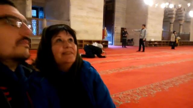 Внутри мечети Сулеймание. Süleymaniye Camii