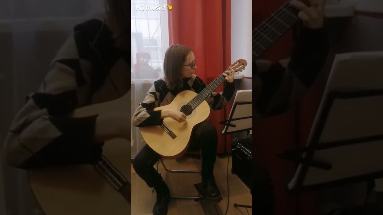 Урок гитары - преподаватель А.Гончаров смотреть онлайн