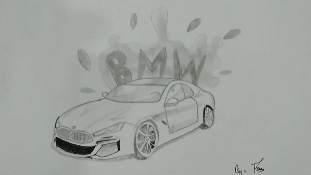 BMW sketch | How to sketch amazing BMW смотреть онлайн