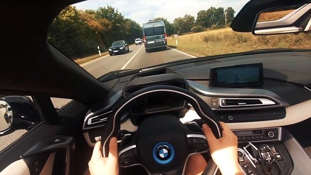 First Person Drive | BMW I8 Roadster | Sound Test + Electric Drive