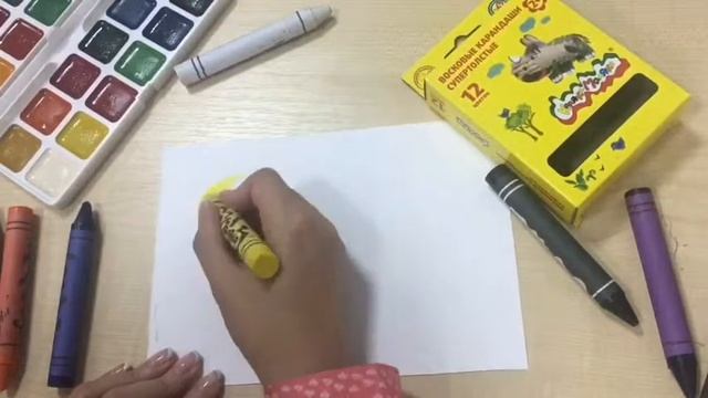 Восковые карандаши супертолстые Каляка-Маляка смотреть онлайн