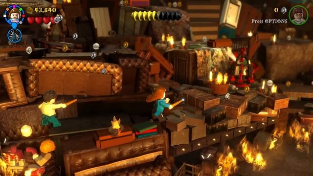 LEGO Harry Potter Years 5-7 Walkthrough Part 9 - Year 7 - 'Flame Dragon' смотреть онлайн