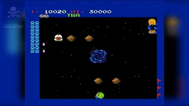 [Famiclone-50HZ]LA39 Warpman - Gameplay смотреть онлайн