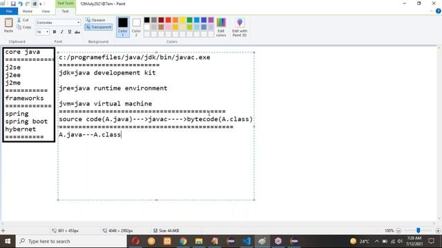 CORE JAVA tutorials || Demo - 3 || by Mrs. Swetha On 12-07-2021 @7AM IST смотреть онлайн