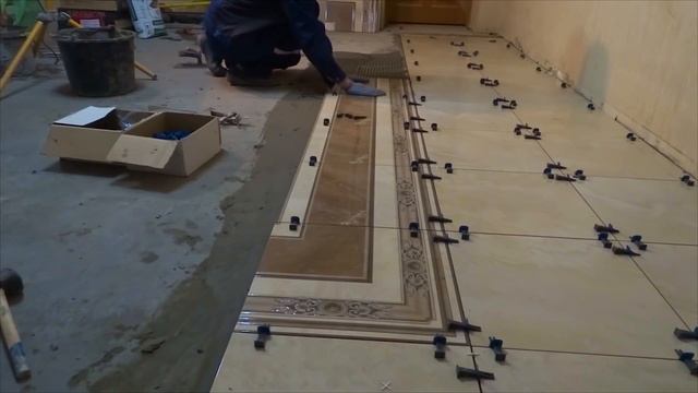 Стяжка + укладка напольной плитки на кухни от А до Я. смотреть онлайн